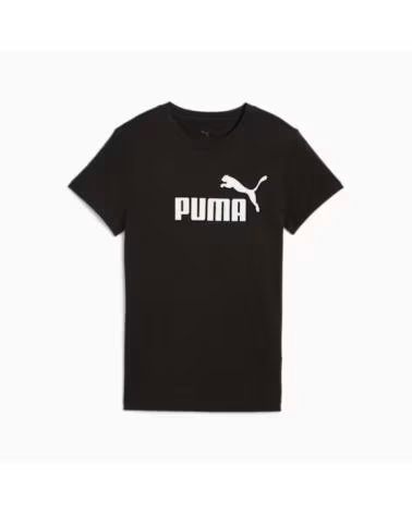 PUMA T-SHIRT MANGA CURTA ESS NO 1 LOGO TEE C-O 682370-01 PRETO MULHER NEGRO