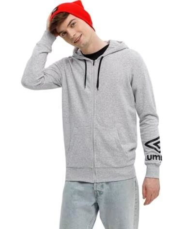 UMBRO SUDADERA FW TERRACE ZIP HOODIE 66063U 263 GRIS