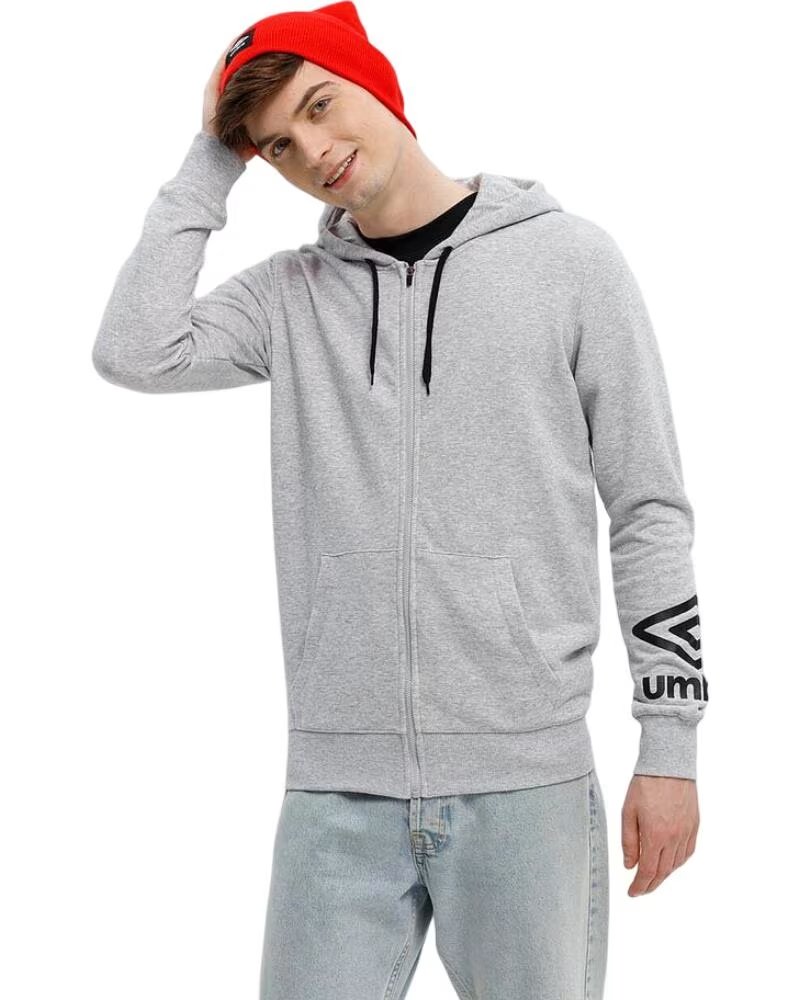 UMBRO SUDADERA FW TERRACE ZIP HOODIE 66063U 263 GRIS