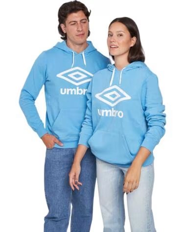 UMBRO SWEAT À CAPUCHE LOGO 65835U LBY BLEU AZUL