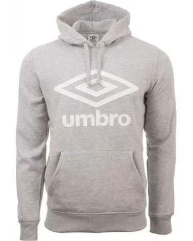 UMBRO KAPUZENPULLOVER FLEECE LARGE LOGO HOODY 64876U P12 GRIS