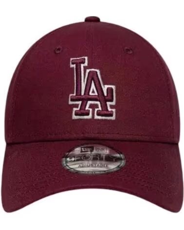 NEW ERA BONÉ MLB TEAM OUTLINE LA DODGERS 9FORTY 60915823 ROJO