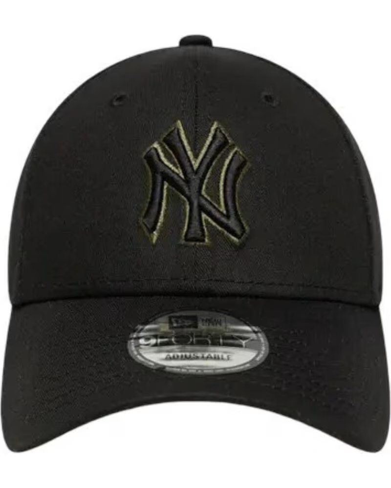 NEW ERA KAPPE YORK YANKEES 60759089 MLB TEAM OUTLINE 9FORTY SCHWARZ NEGRO