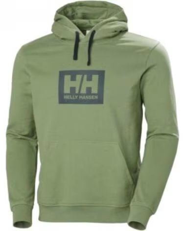 HELLY HANSEN SWEATSHIRT COM CAPUZ HH BOX HOODIE 53289 406 VERDE