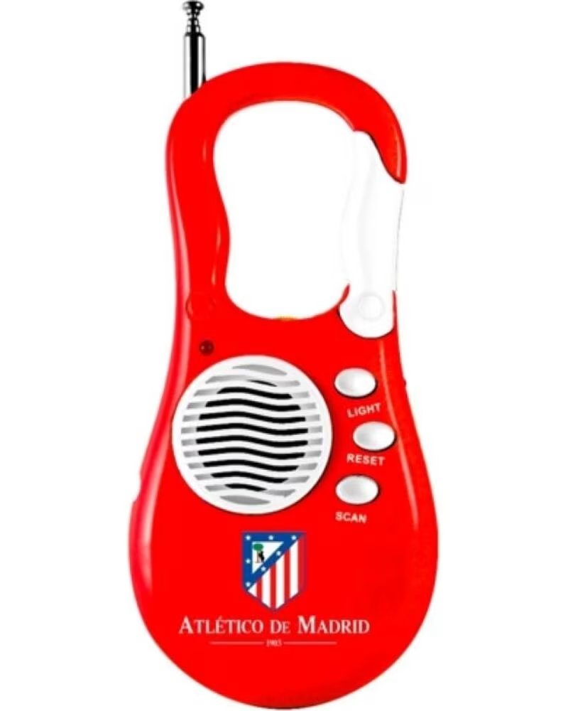 SEVA IMPORT RADIO PORTATILE MOSCHETTONE ATLÉTICO DE MADRID 4905008 ROJO