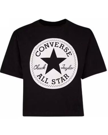 CONVERSE T-SHIRT SIGNATURE CHUCK PATCH BOXY 469787 023 NEGRO