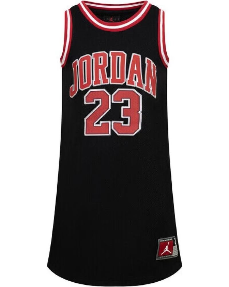 NIKE VESTIDO TEJIDO MESH JDB 23 JERSEY DRESS 45C918 023 NIÑAS NEGRO BLACK
