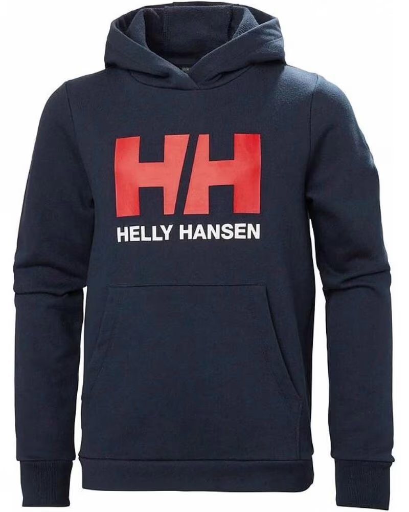HELLY HANSEN KAPUZENPULLOVER JR HH LOGO HOODIE 20 41677 597 MARINEBLAU AZUL