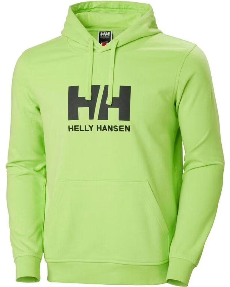 HELLY HANSEN SWEAT-SHIRT HH LOGO HOODIE 33977 395 VERT VERDE