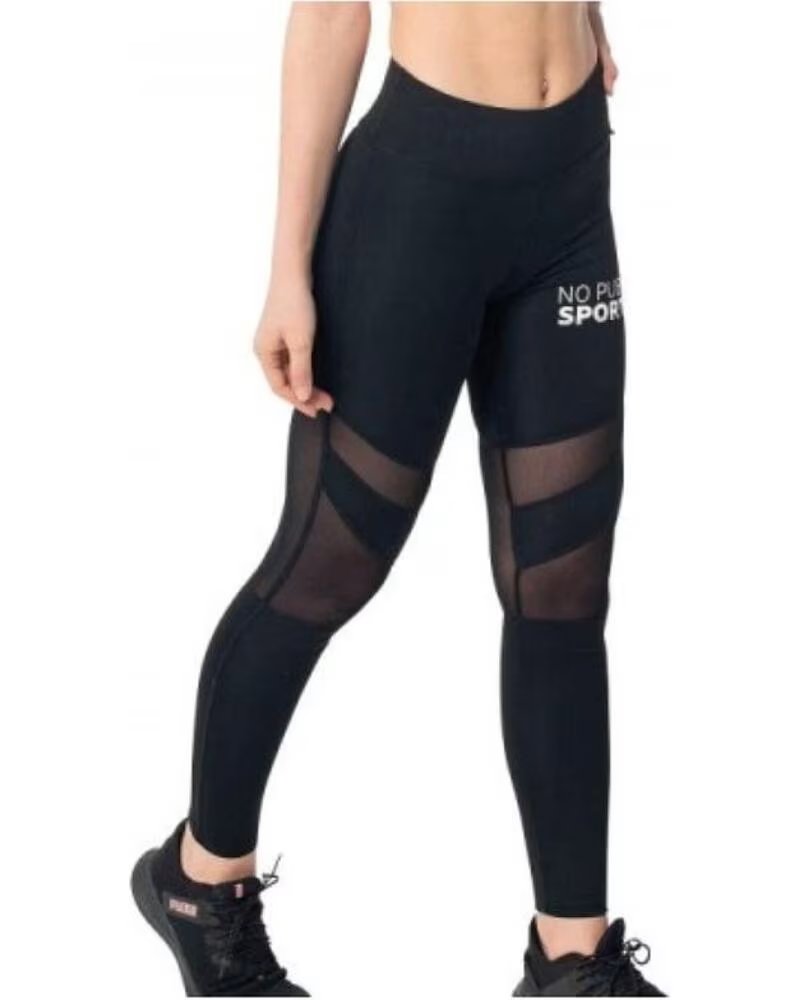 NO PUBLIK SPORT LEGGINGS AKITA SCHWARZ NEGRO