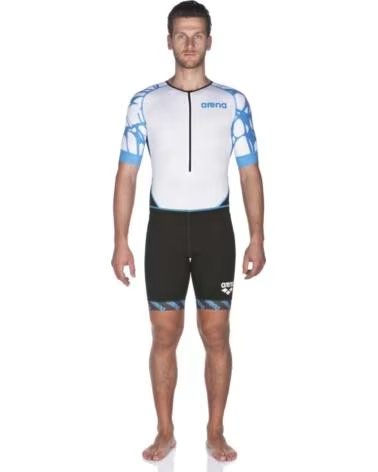 ARENA BAÑADOR M TRISUIT ST AERO FRONT ZIP 2A951504 BLANCO