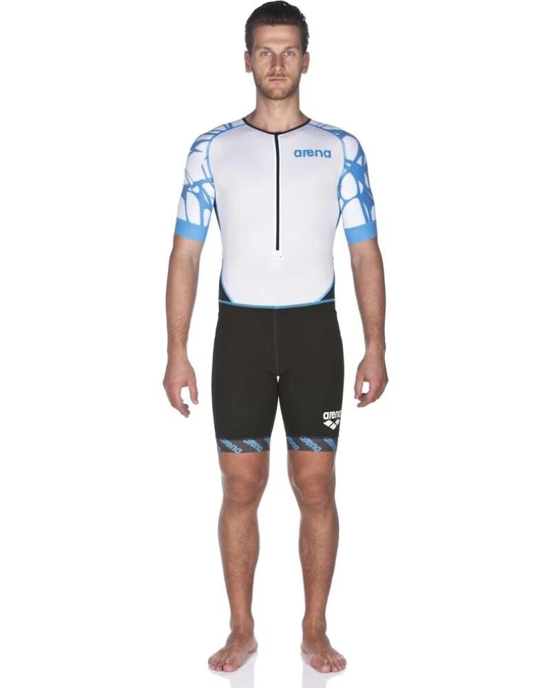 ARENA BAÑADOR M TRISUIT ST AERO FRONT ZIP 2A951504 BLANCO