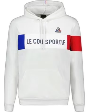 LE COQ SPORTIF SWEATSHIRT TRI HOODY NEW OPTICAL 2310015 BLANCO