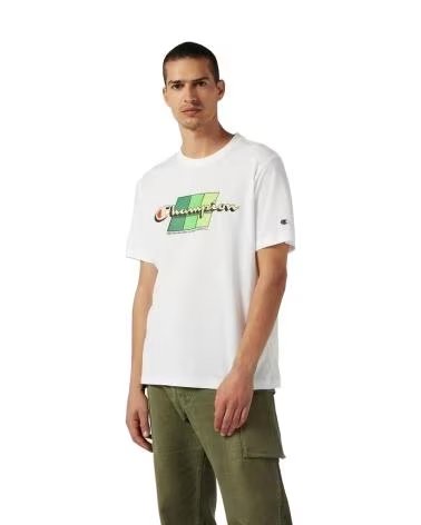 CHAMPION CAMISETA SS TEE 221219 WHT BLANCO