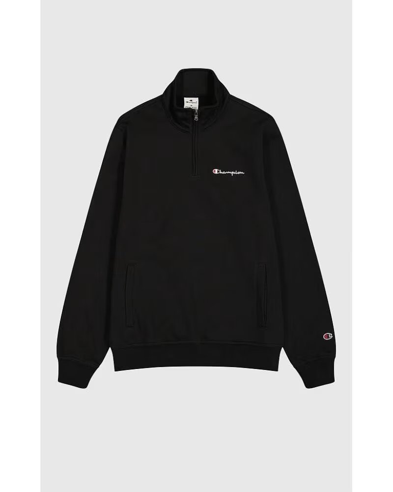 CHAMPION SWEATSHIRT HALF ZIP 220263 NBK NOIR NEGRO