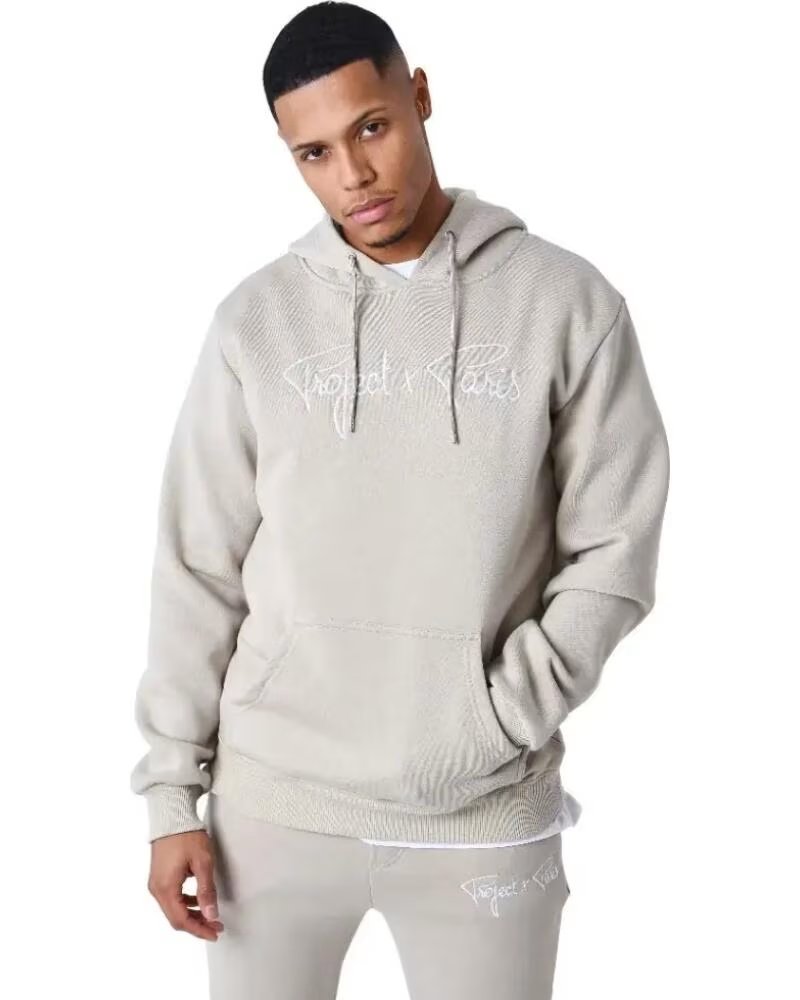 PROJECT X PARIS KAPUZENPULLOVER HOODIE 1920010 SGW BEIGE