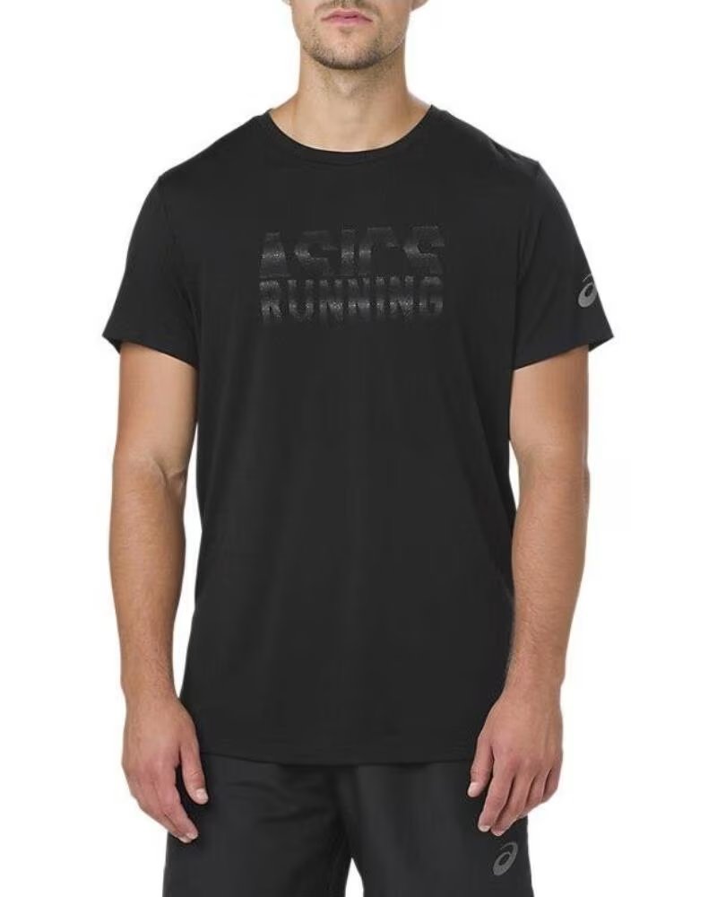 ASICS MAGLIETTA GRAPHIC SS TOP 141265 0905 NERO NEGRO