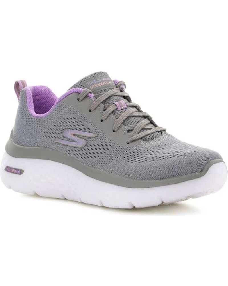 SKECHERS SNEAKER GO WALK HYPER BURST SPACE 124578 GYPR MORADO