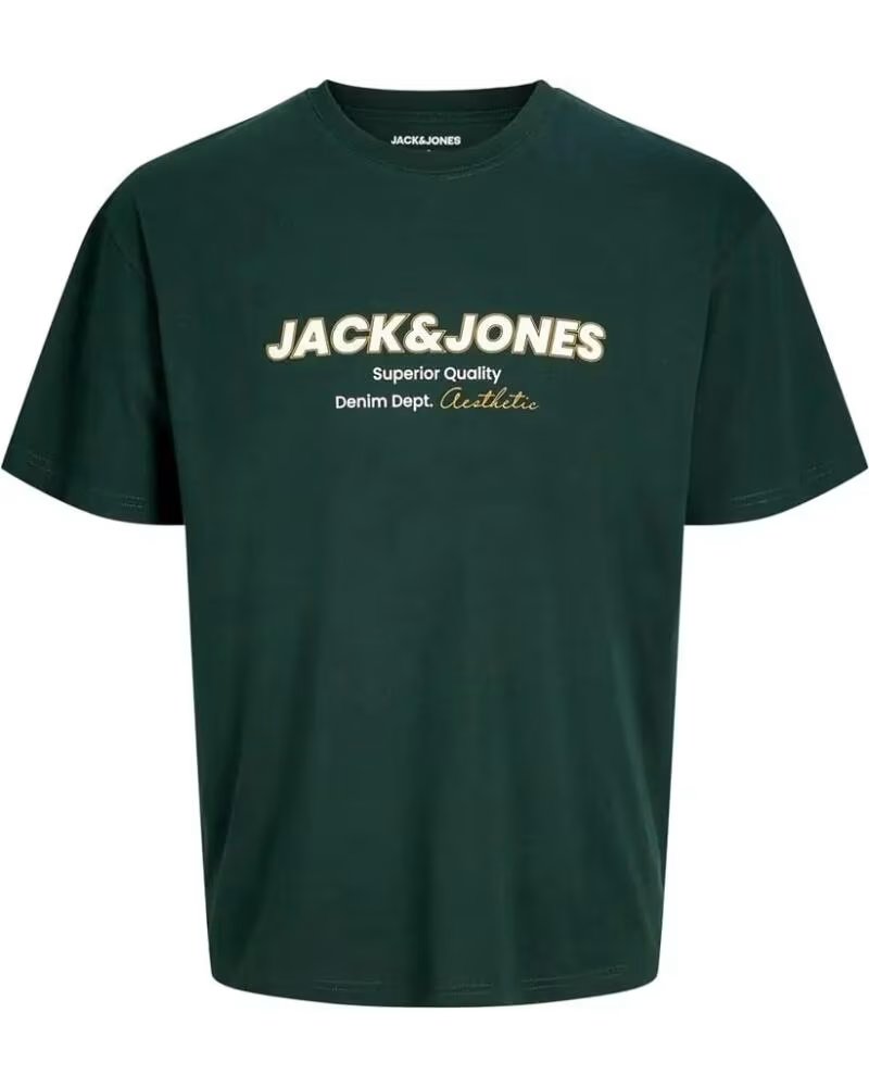 JACK AND JONES 12298470 T-SHIRT JJABBO SS CREW NECK VERDE