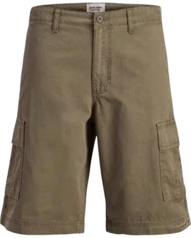 JACK AND JONES PANTALÓN CORTO CARGO JPSTCOLE MATTY MID 12292263 MARRóN