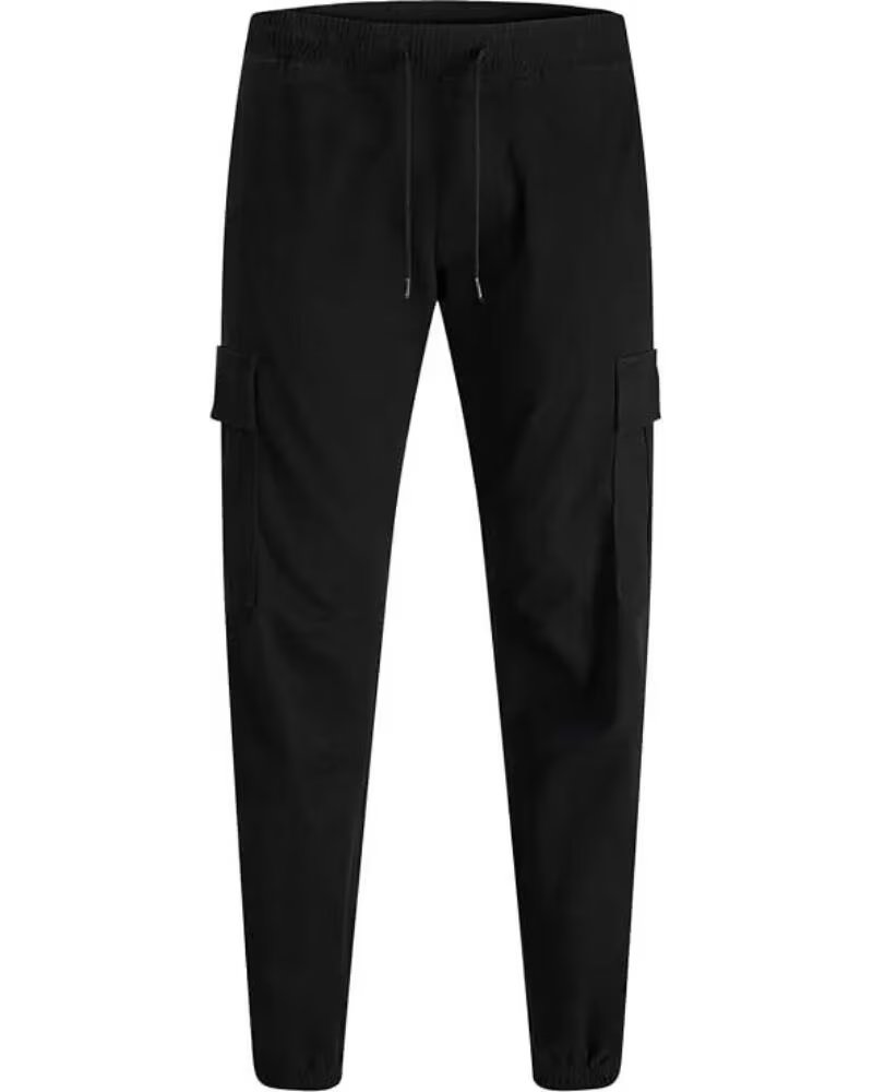 JACK AND JONES PANTALONES DE AJUSTE RELAJADO 12289589 NEGRO