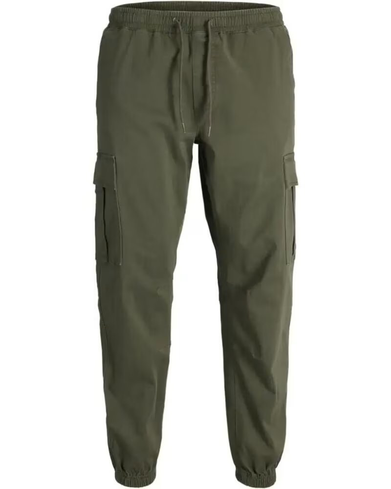 JACK AND JONES RELAXED FIT HOSE REGULAR SCHNITT 12289589 GRÜN VERDE