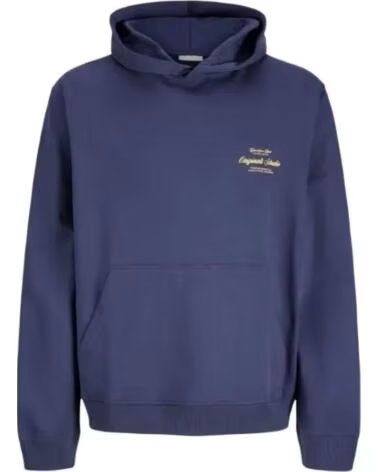 JACK AND JONES KAPUZENPULLOVER 12283054 MARINEBLAU AZUL