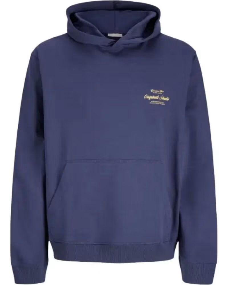 JACK AND JONES KAPUZENPULLOVER 12283054 MARINEBLAU AZUL