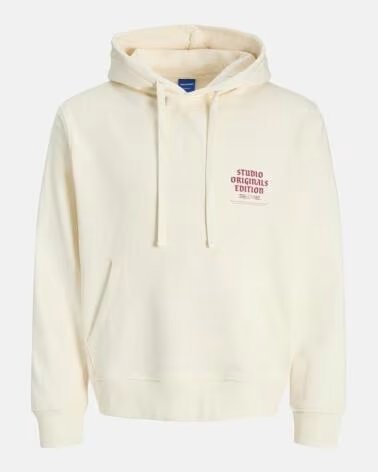 JACK AND JONES SWEAT À CAPUCHE JORMEADOWS 12283868 BEIGE