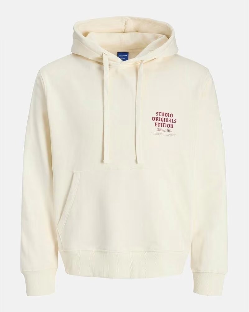 JACK AND JONES SWEAT À CAPUCHE JORMEADOWS 12283868 BEIGE