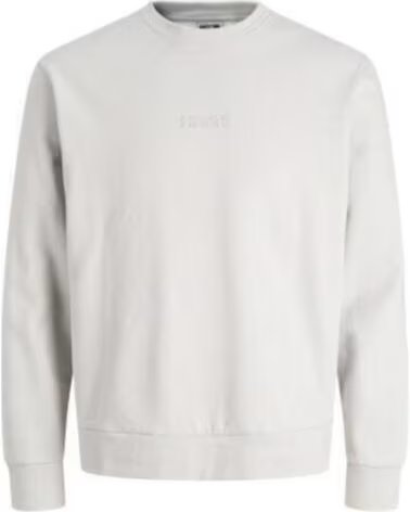 JACK AND JONES SWEATSHIRT JCOSTANCE CREW NECK 12282821 CINZENTO GRIS