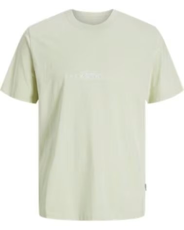 JACK AND JONES T-SHIRT JORVARENNA BRANDING TEE SS CREW NECK 12273163 VERDE