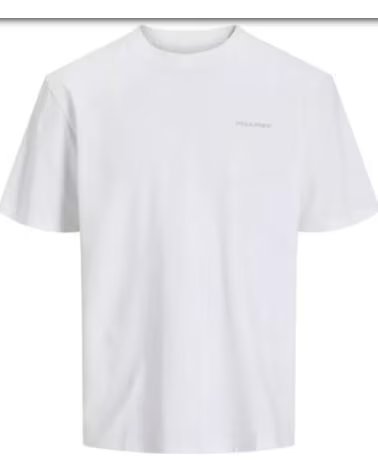 JACK AND JONES T-SHIRT JCOPACER BACK PRINT TEE 12273297 BRANCO BLANCO