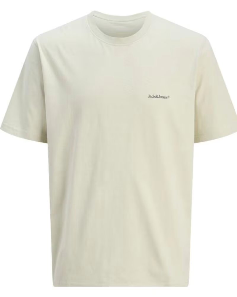 JACK AND JONES T-SHIRT JORSPLIT BACK TEE 12272996 VERT VERDE