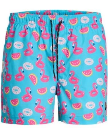 JACK AND JONES MAILLOT DE BAIN JPSTMAUI JJSWIM NOVELTY AOP AKM SN 12272809 AZUL