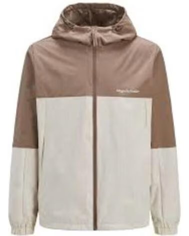 GIACCA CON CAPPUCCIO JACK AND JONES JORVESTERBRO 12272898 MARRONE MARRóN