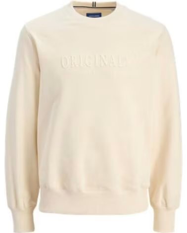 JACK AND JONES SWEAT-SHIRT JORFREDERIKSBERG 12265756 BLANCO