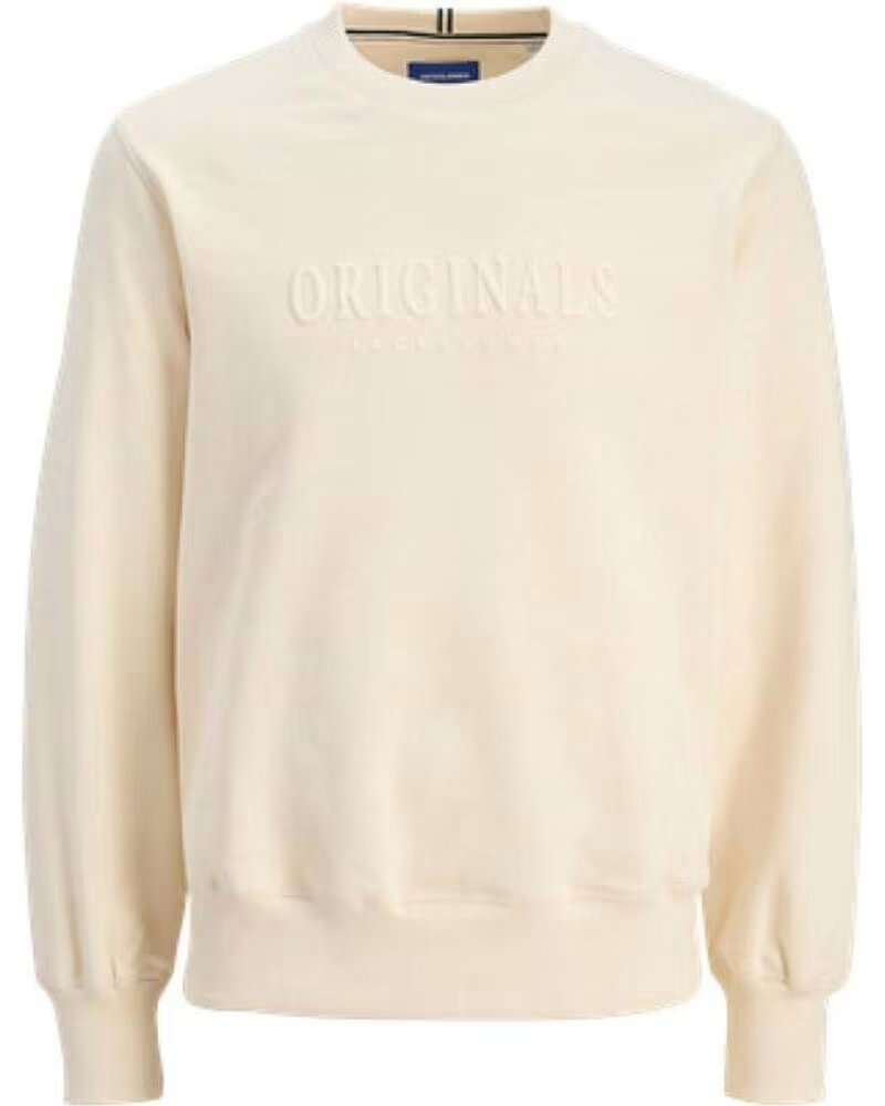 JACK AND JONES SWEAT-SHIRT JORFREDERIKSBERG 12265756 BLANCO