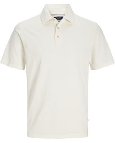 JACK AND JONES POLO JPRBLUWILLIAM WASH 12257315 WEISS BLANCO