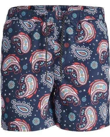 JACK AND JONES MAILLOT DE BAIN JPSTFIJI JJSWIM PAISLEY BLEU MARINE AZUL