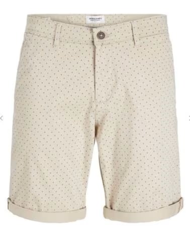 JACK AND JONES PANTALONCINI JPSTBOWIE SHORTS SA PRINTER MID 12230336 BEIGE