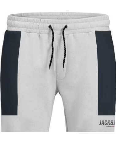 JACK AND JONES PANTALÓN CORTO JPSTDAN BLOKING 12228098 BLANCO