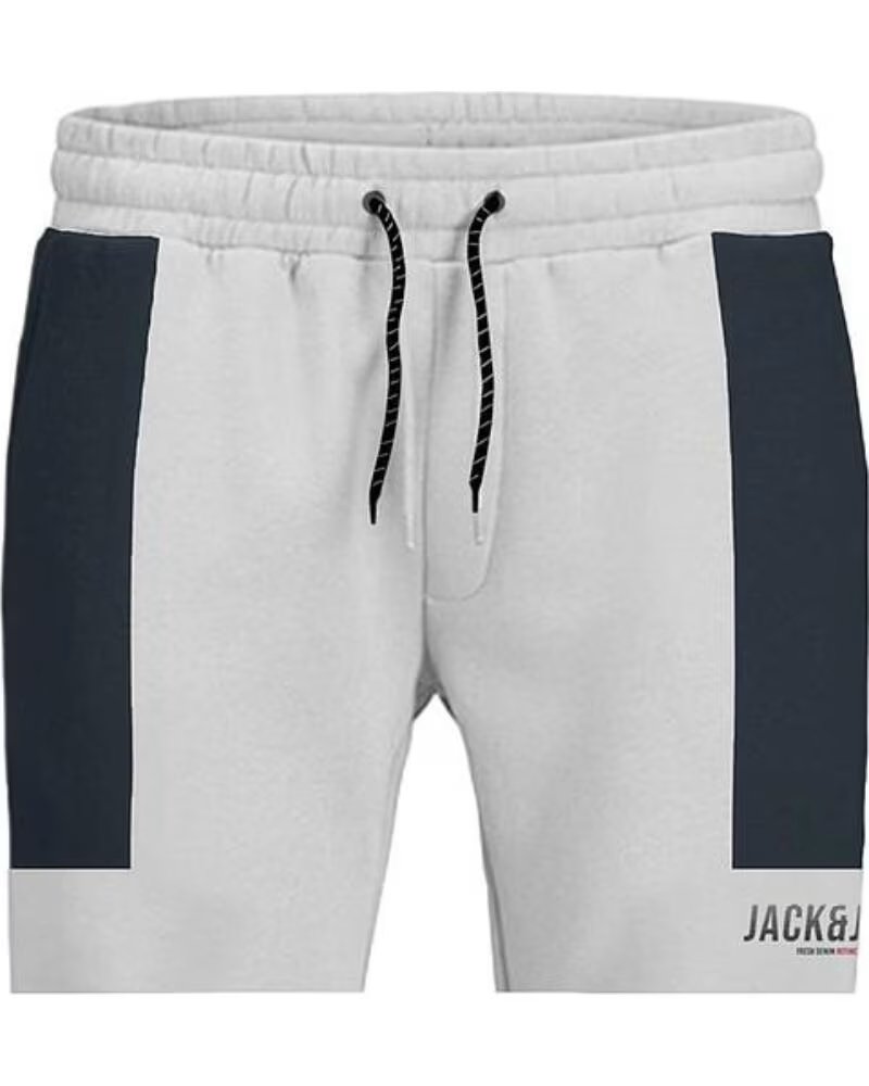 JACK AND JONES KURZE HOSE JPSTDAN BLOKING 12228098 WEISS BLANCO