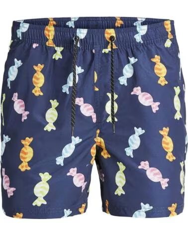 JACK AND JONES BADESHORTS JPSTFIJI JJSWIM FUNNY 12228034 AZUL