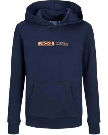 JACK AND JONES FELPA CON CAPPUCCIO JJNEO 12225210 AZUL