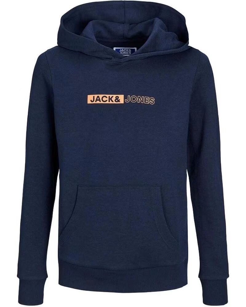 JACK AND JONES FELPA CON CAPPUCCIO JJNEO 12225210 AZUL