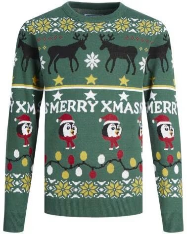 JACK AND JONES MAGLIONE JORHOHO KNIT 12221312 VERDE