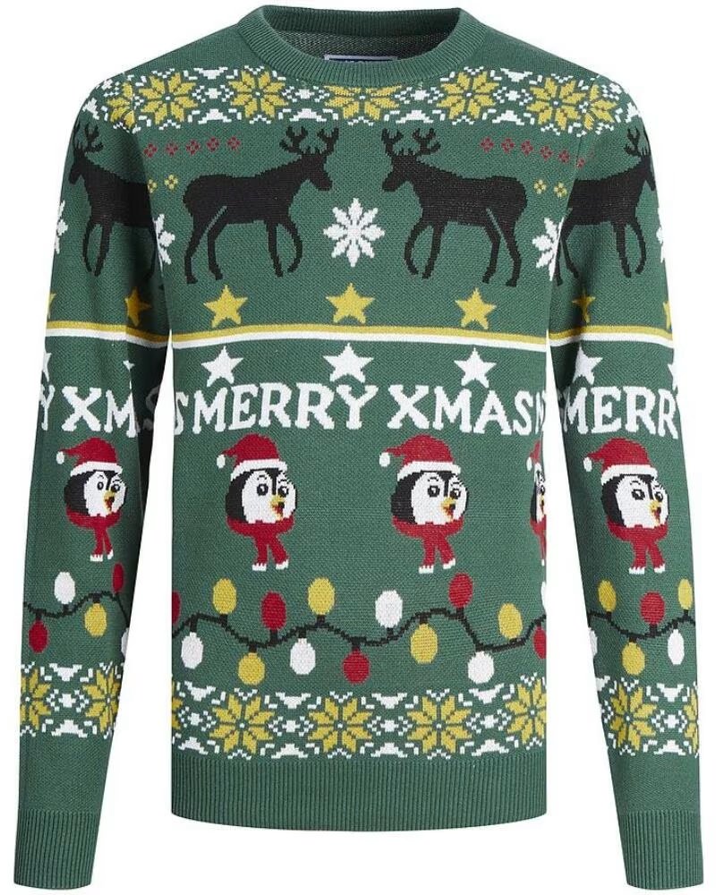 JACK AND JONES MAGLIONE JORHOHO KNIT 12221312 VERDE