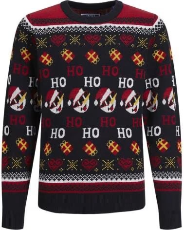 JACK AND JONES MAGLIONE JORHOHO KNIT 12221312 BLU MARINO AZUL