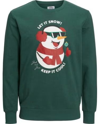 JACK AND JONES SWEAT-SHIRT JORTOON 12219685 VERDE